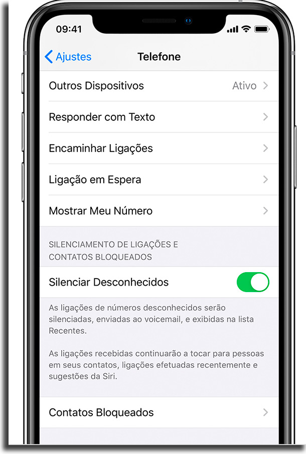 Como silenciar chamadas desconhecidas no iPhone    AppTuts - 56
