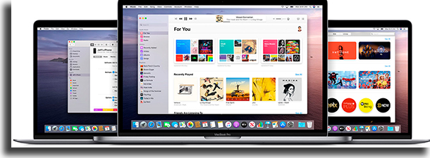 apps de mídia macOS Catalina