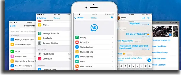 Watusi WhatsApp transparente Watusi WhatsApp transparente