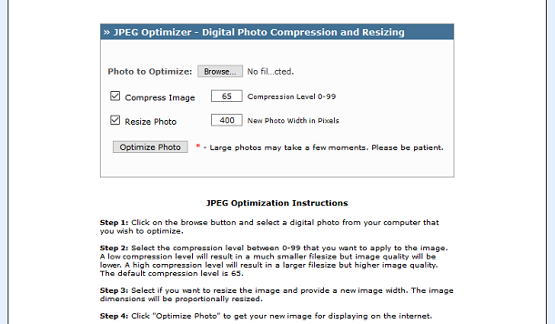 jpeg optimizer app