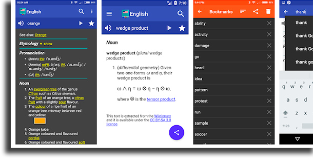 Dicionário de Inglês - Offline aplicativos de dicionário