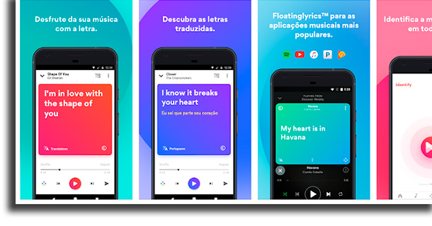 Musixmatch aplicativos para identificar músicas