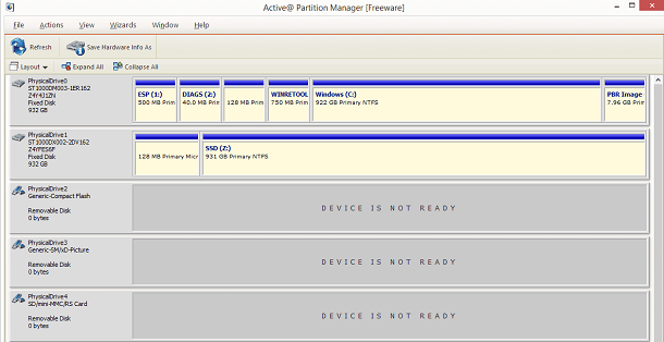 active partition pc