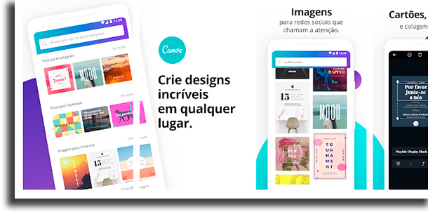 Canva aplicativos para fazer colagens de fotos