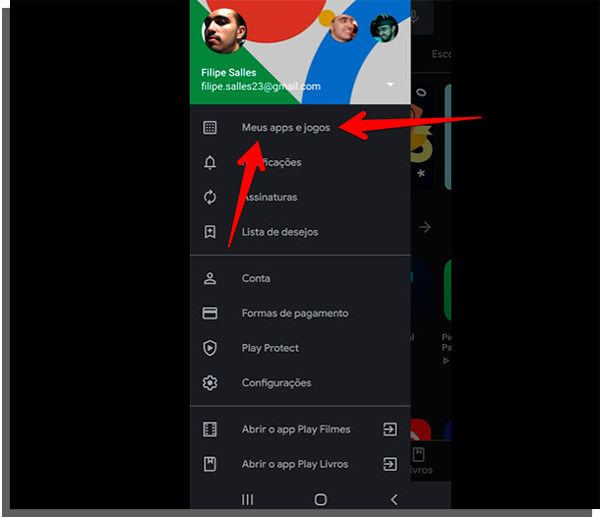 meus apps e jogos