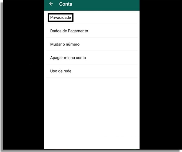 privacidade do whatsapp