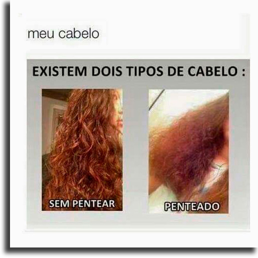 Cabelo crespo engraçadas imagens de status de WhatsApp com frases