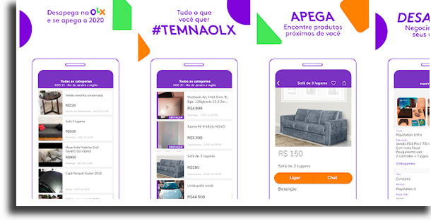 OLX aplicativos para fazer renda extra