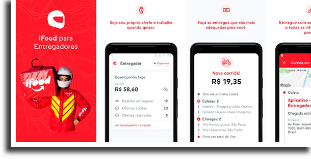 iFood para Entregadores aplicativos para fazer renda extra