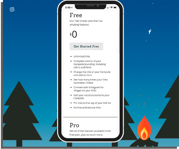 Campsite.bio best Linktree alternatives