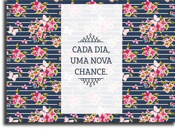 Nova chance motivacionais imagens de status de WhatsApp com frases
