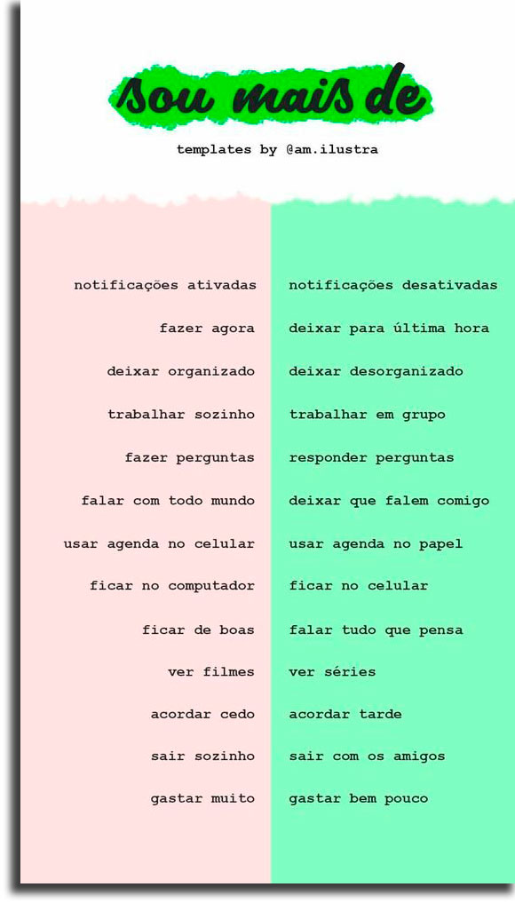 Sou mais de
