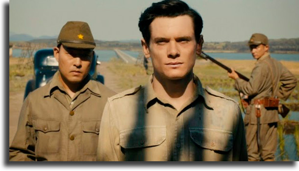 A scene from Unbroken, one of the best war movies on netflix