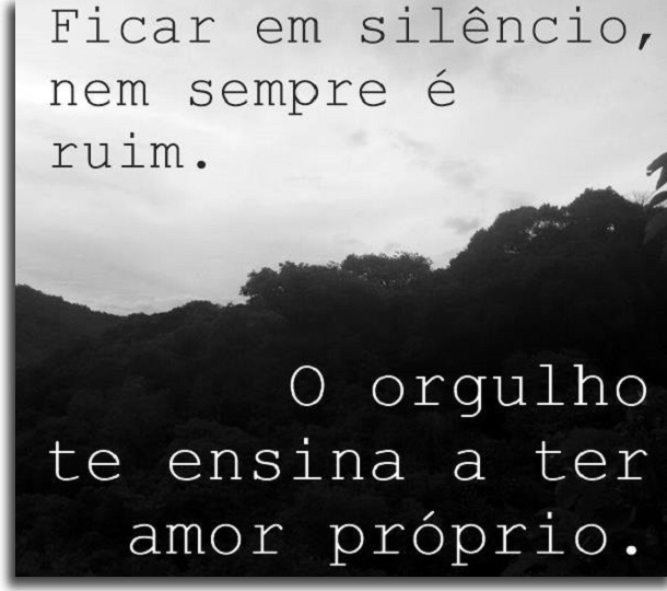 frases para whatsapp ficar em silêncio