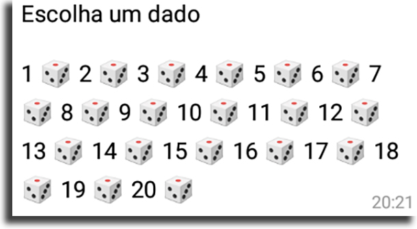 Desafio dos dados melhores brincadeiras de desafios para WhatsApp