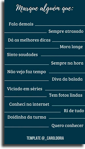 Desafio das marcações melhores brincadeiras de desafios para WhatsApp