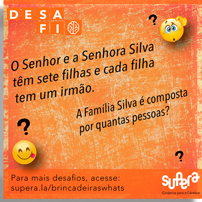 Desafio da família melhores brincadeiras de desafios para WhatsApp