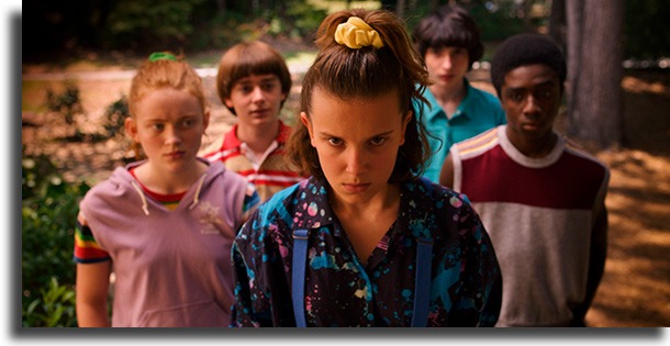 The children actors of Stranger Things, one of the best fantasy fiction shows