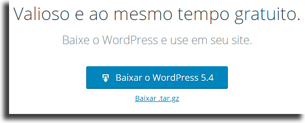 baixar wordpress Como criar um blog 