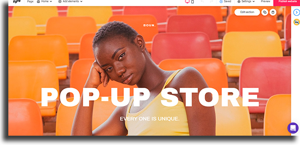 Por que usar zyro Como criar um site de vendas