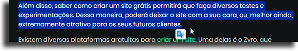 icone como usar a extensão do Google Tradutor no Chrome