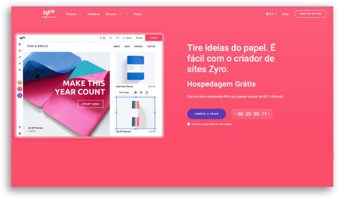 Criar conta 1 Como criar um site de vendas