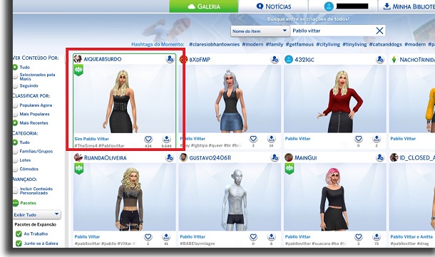 Pabllo Vittar no The Sims 4  como jogar  - 29