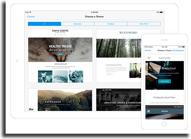 Weebly melhores plataformas para criar sites