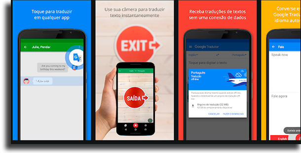 Google Tradutor apps de tradutores de voz