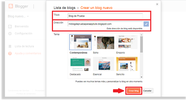 C mo crear un blog gratuito en menos de 5 minutos - 99