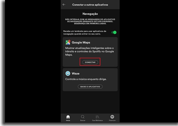 Google maps com música dicas