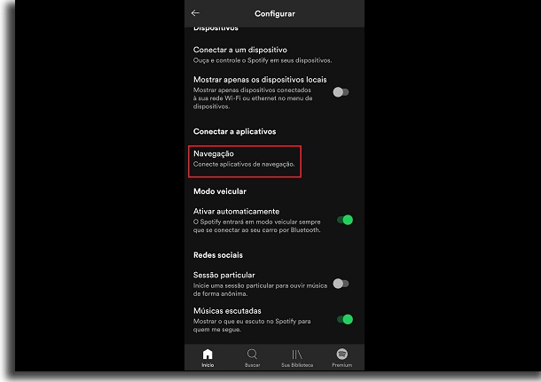 Google maps com música spotify