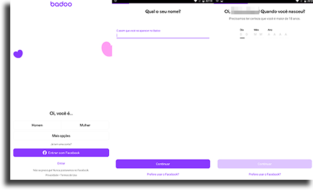 Cadastro Badoo - encontros para todos Cadastro Badoo - encontros para todos