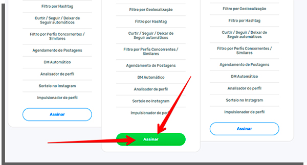 escolha o plano do scalehot que deseja