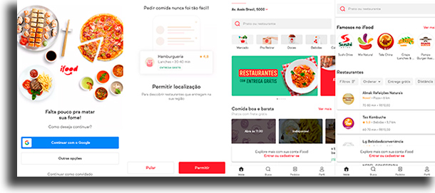 como fazer pedido no app iFood