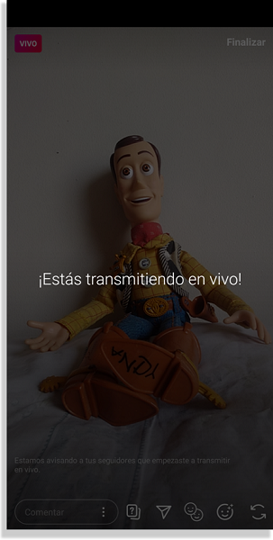 transmisiones en vivo de Instagram