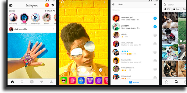 O que é Instagram compartilhar fotos do feed com amigos