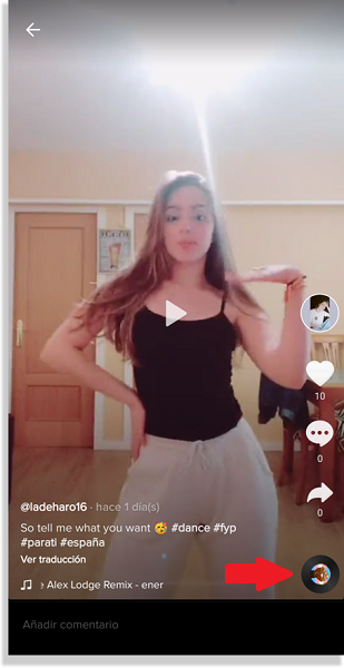 descubrir música en tiktok