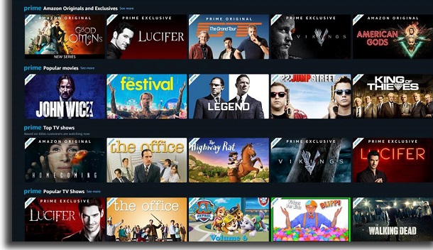 Qual o catálogo? novos lançamentos no Amazon Prime Video