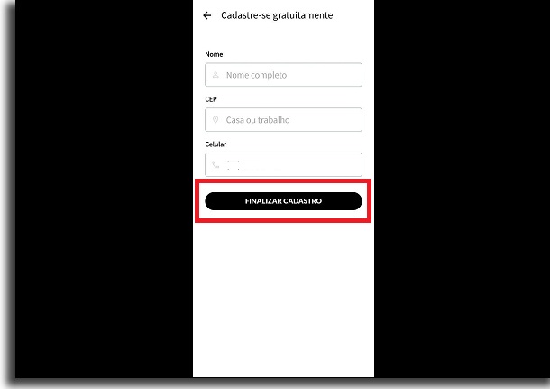 opções do getninja