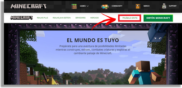 jugar Minecraft demo