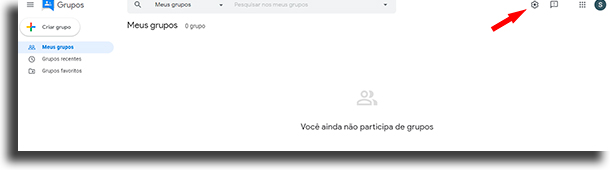Mudar para o Clássico criar email de turma