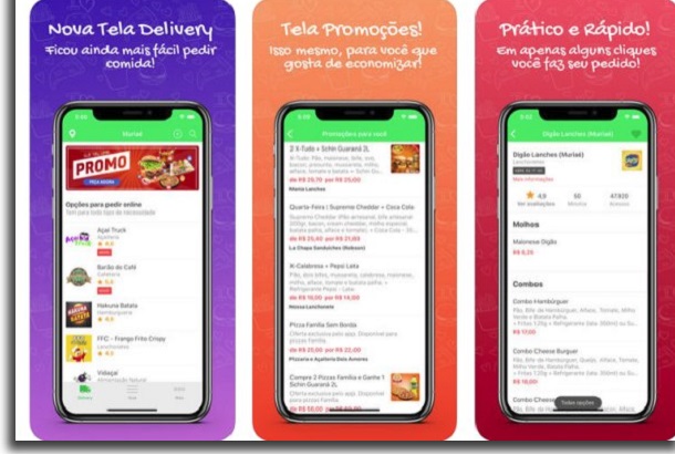 opções de apps que prometem entregas sem contato