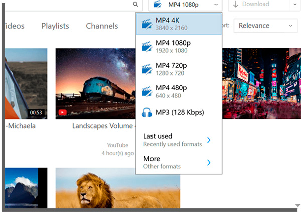 vdownloader's features to download music and videos