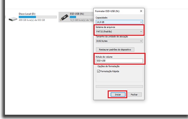 formatar no pc