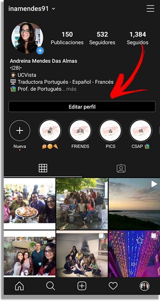C mo colocar un borde de color en la foto de perfil de Instagram - 24