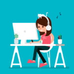 Destaque manter o foco no home office