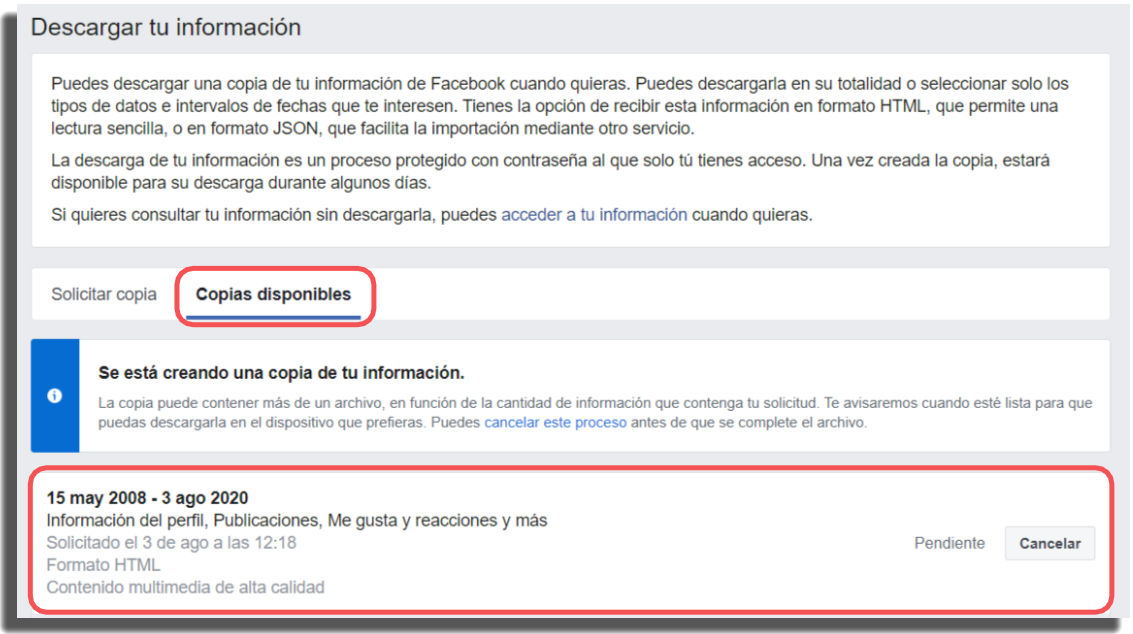 C mo recuperar archivos eliminados de Facebook - 30