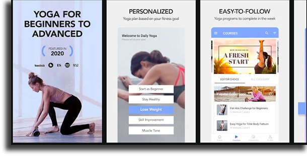 Daily Yoga best workout apps
