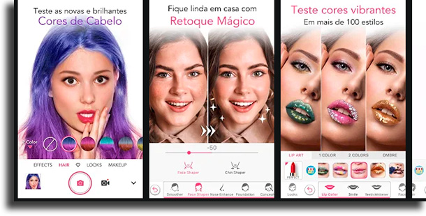 YouCam Makeup aplicativos de fotos incríveis